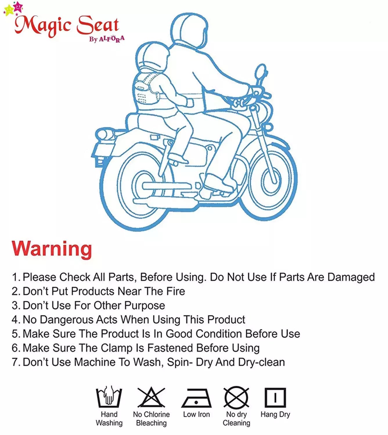 Kid Secure Belt for 2 wheelers