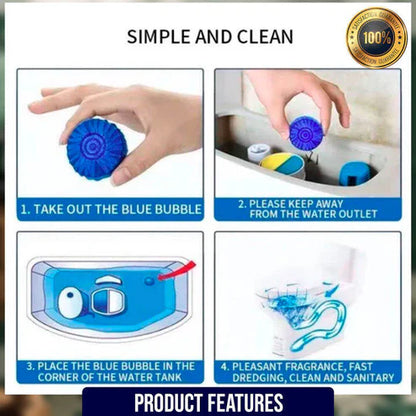 FreshBlue Toilet Care Tabs – Premium Pack