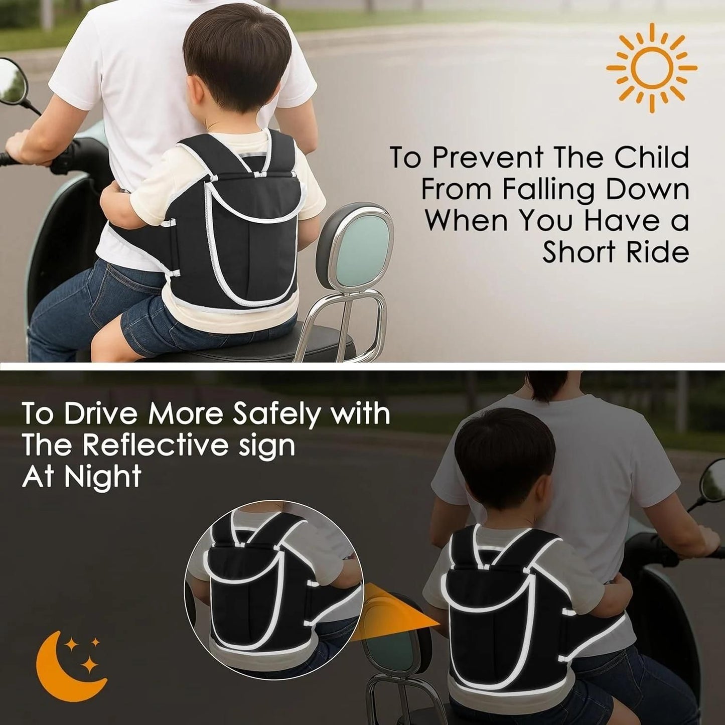 Kid Secure Belt for 2 wheelers